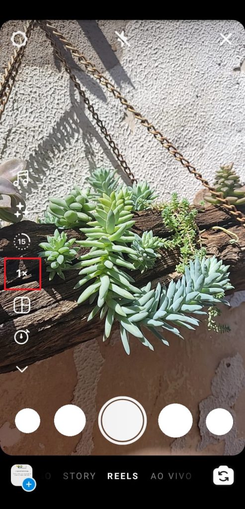 Como fazer vídeo em câmera lenta no Instagram passo 3