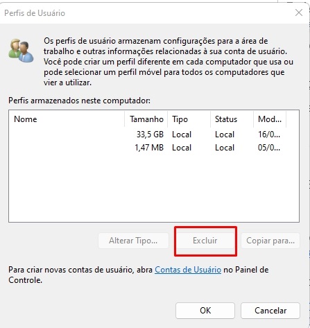 Como remover uma forma de pagamento da sua conta