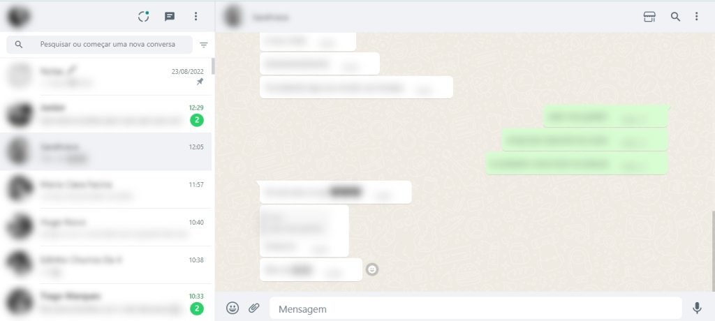 Privacy Extension for WhatsApp Web habilitada