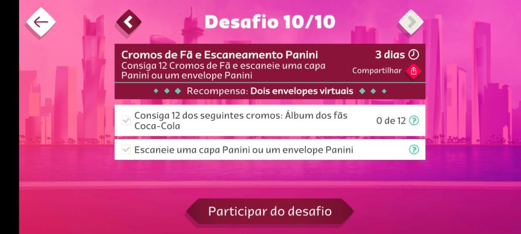 como usar o app do Álbum da Copa 2022 passo 13