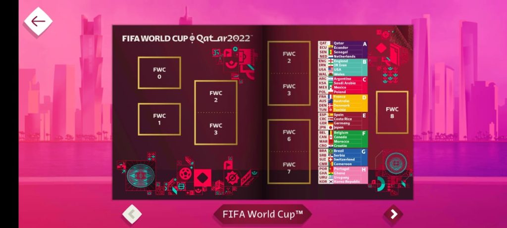 como usar o app do Álbum da Copa 2022 passo 9