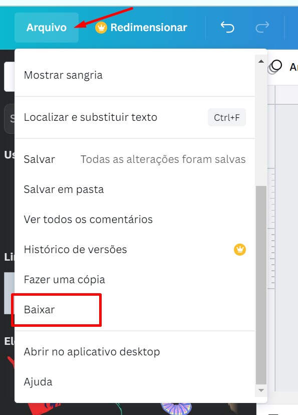 como fazer carrossel para o Instagram no Canva passo 9.1