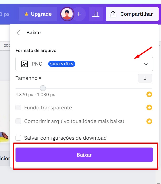 como fazer carrossel para o Instagram no Canva passo 9.2