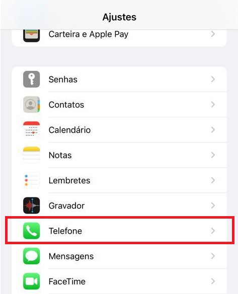 como fazer chamada wi-fi no iOS passo 1