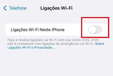 como fazer chamada wi-fi no iOS passo 2.2