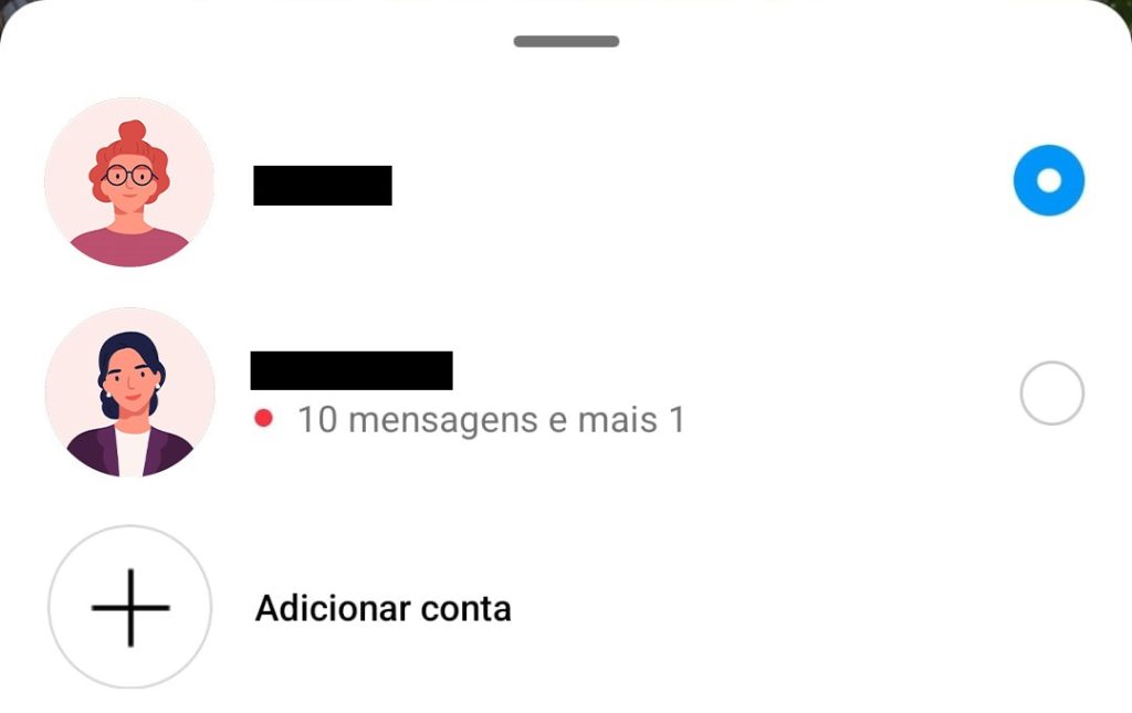como usar mais de uma conta no Instagram passo 4.2