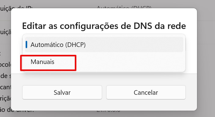 como usar o DNS público do Google pelo Windows passo 5