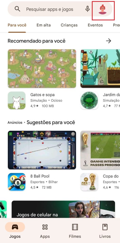 como excluir aplicativos do celular passo 1