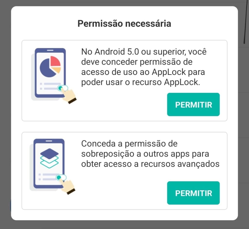 como colocar senha no WhatsApp usando o AppLock passo 3