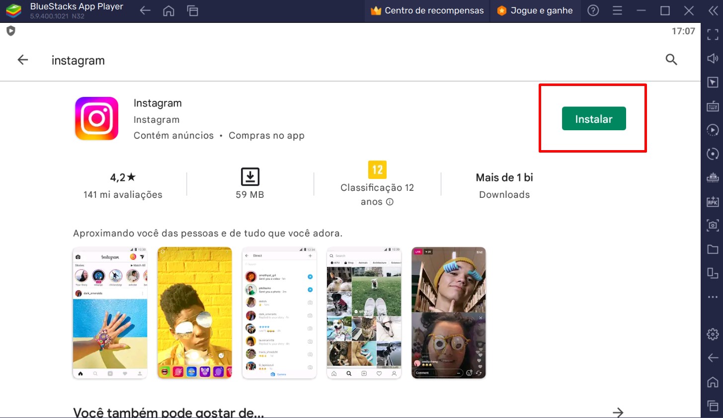 Como mandar áudio no Instagram pelo PC Positivo do seu jeito