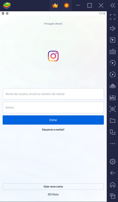 como mandar áudio no Instagram pelo BlueStarcks passo 5