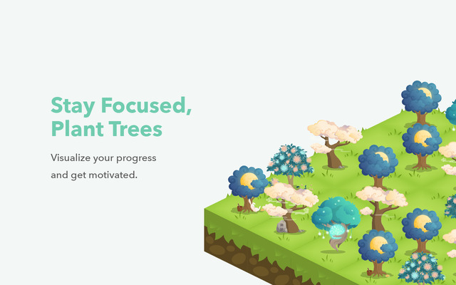 Forest, extensão de produtividade para usar no Chrome.
