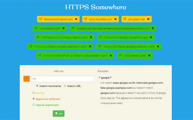HTTPS Somewhere, extensão de produtividade para usar no Chrome.