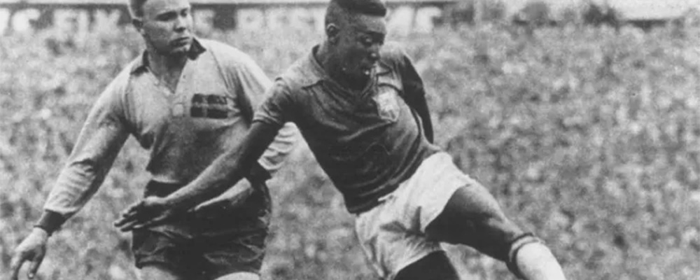 Rei Pelé na Copa de 1958