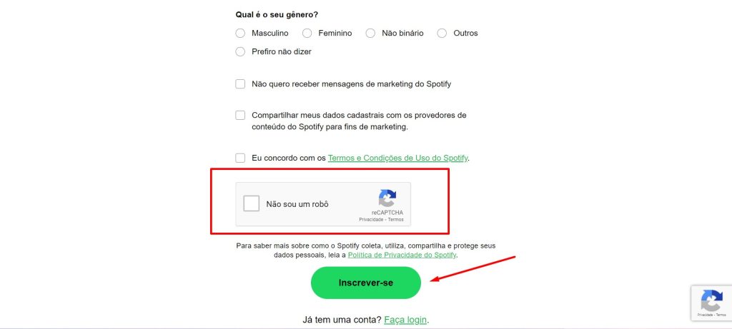 como assinar o Spotify Premium passo 4