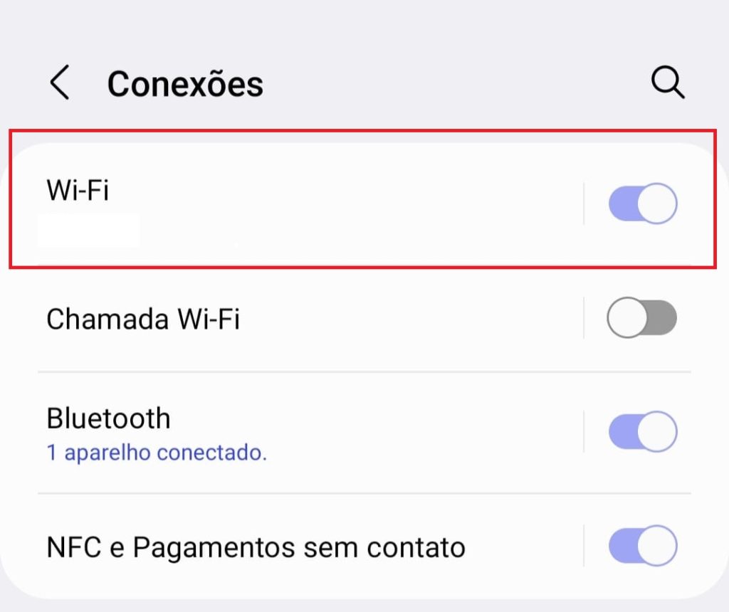 como gerar o código do wifi pelo Android passo 3