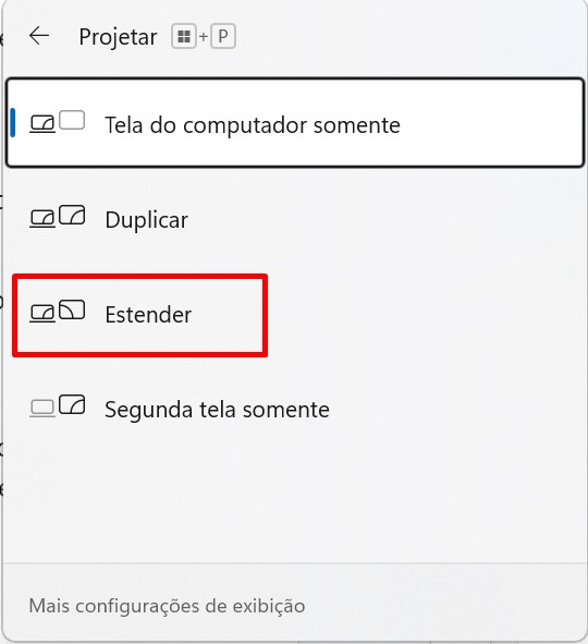 como usar o notebook como um segundo monitor passo 7