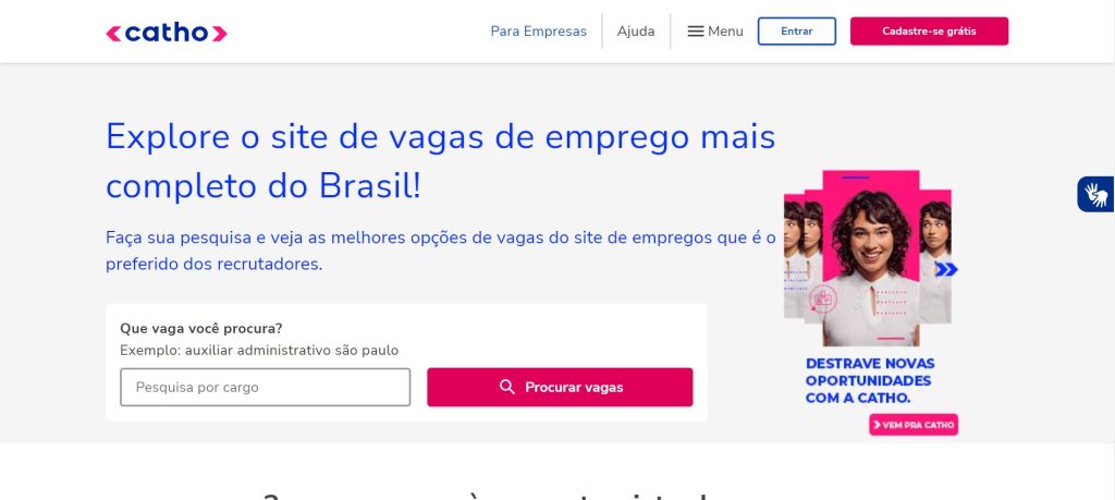 site de emprego Catho