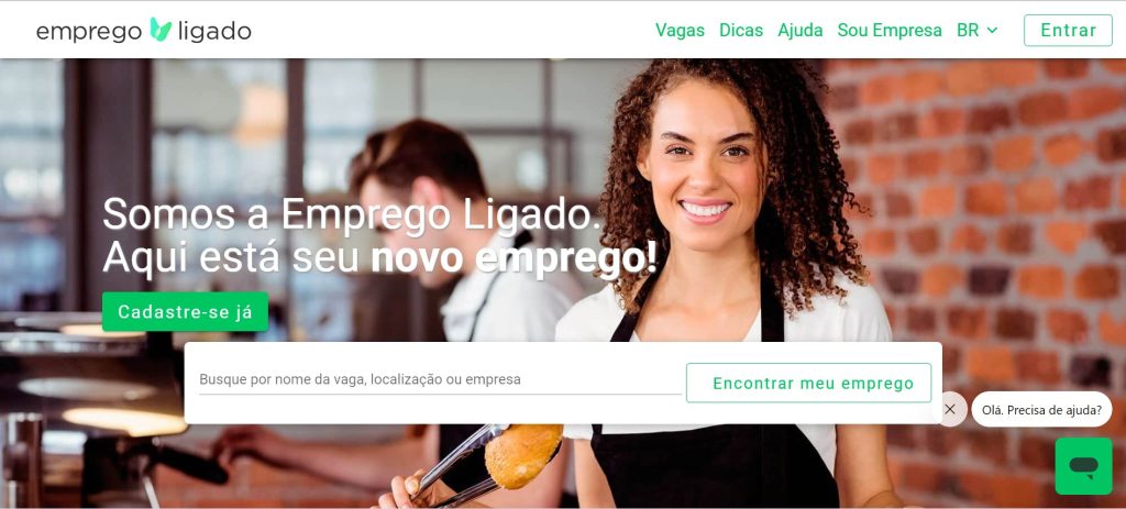 site Emprego Ligado