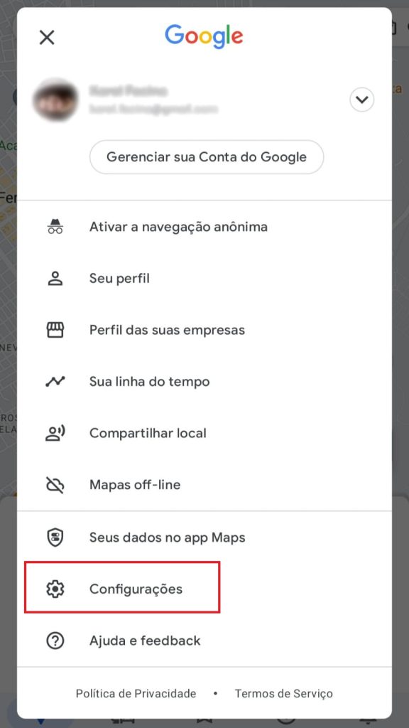 como remover alguns lugares do seu histórico passo 2