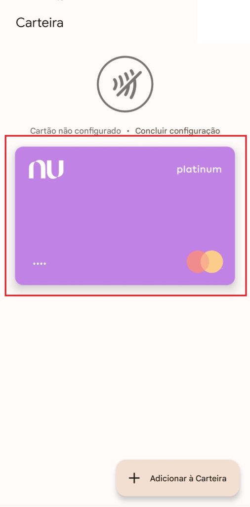 Como adicionar um cartão no Google Pay passo 4
