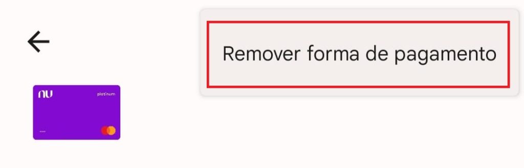 Como adicionar um cartão passo 6