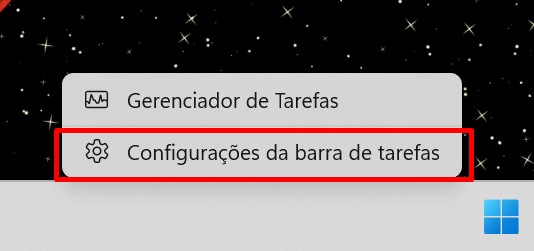 como atirvar a barra de pesquisa no Windows 11 passo 2