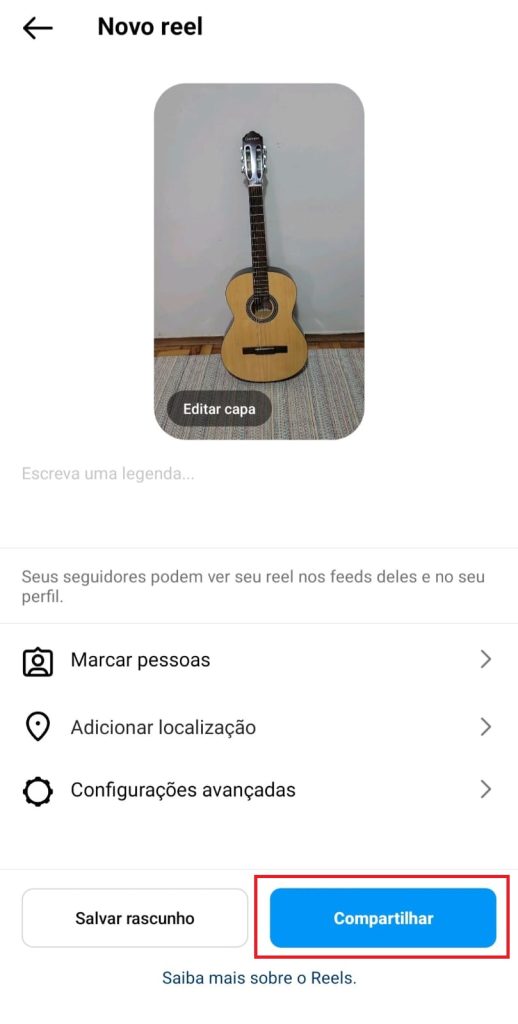 Como criar o efeito de explosão no Instagram passo 5