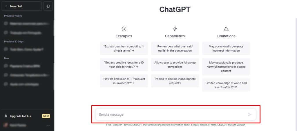 Como usar o Chat GPT passo 7
