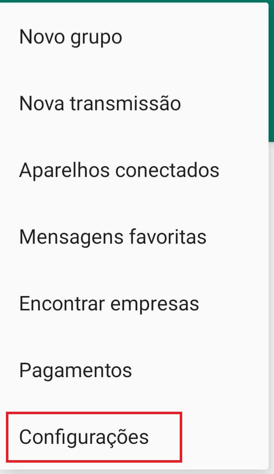 Como salvar seu histórico de conversas do WhatsApp no Android passo 2