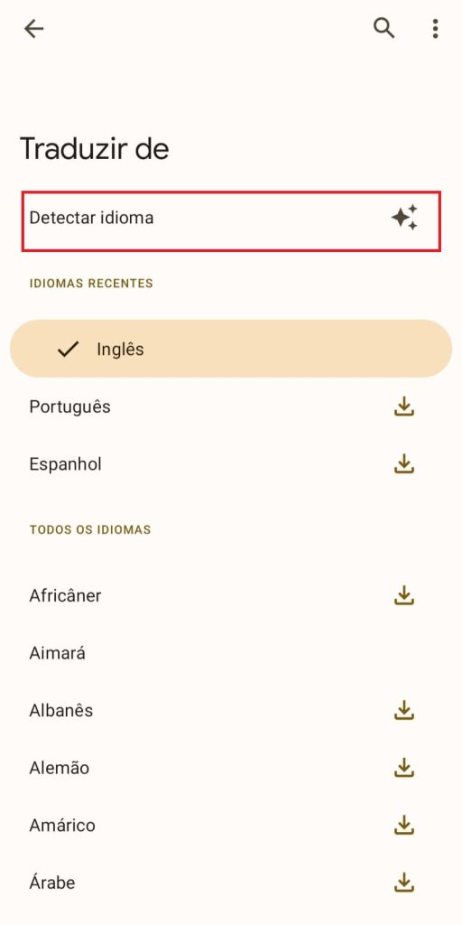 Como traduzir imagens com texto utilizando o Google Tradutor passo 2