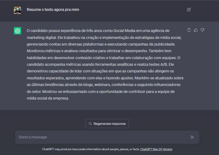 Como usar o ChatGPT para resumo e revisão de textos