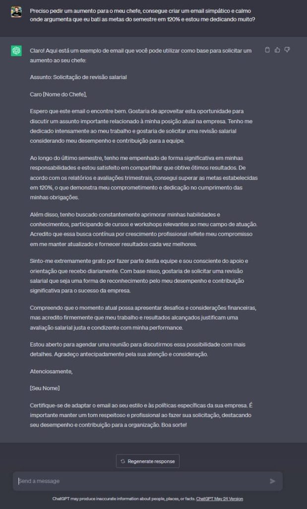 Como usar o ChatGPT para criação de template de e-mails e outras mensagens