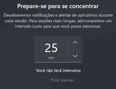 Como ativar o Modo Foco no Windows pelo relógio passo 3