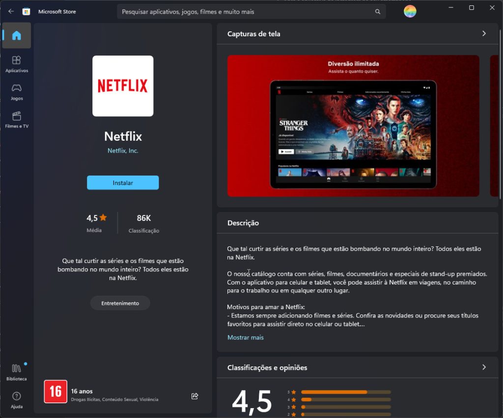 como baixar e instalar Netflix no PC passo 4