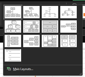 Como criar um organograma no Excel passo 9