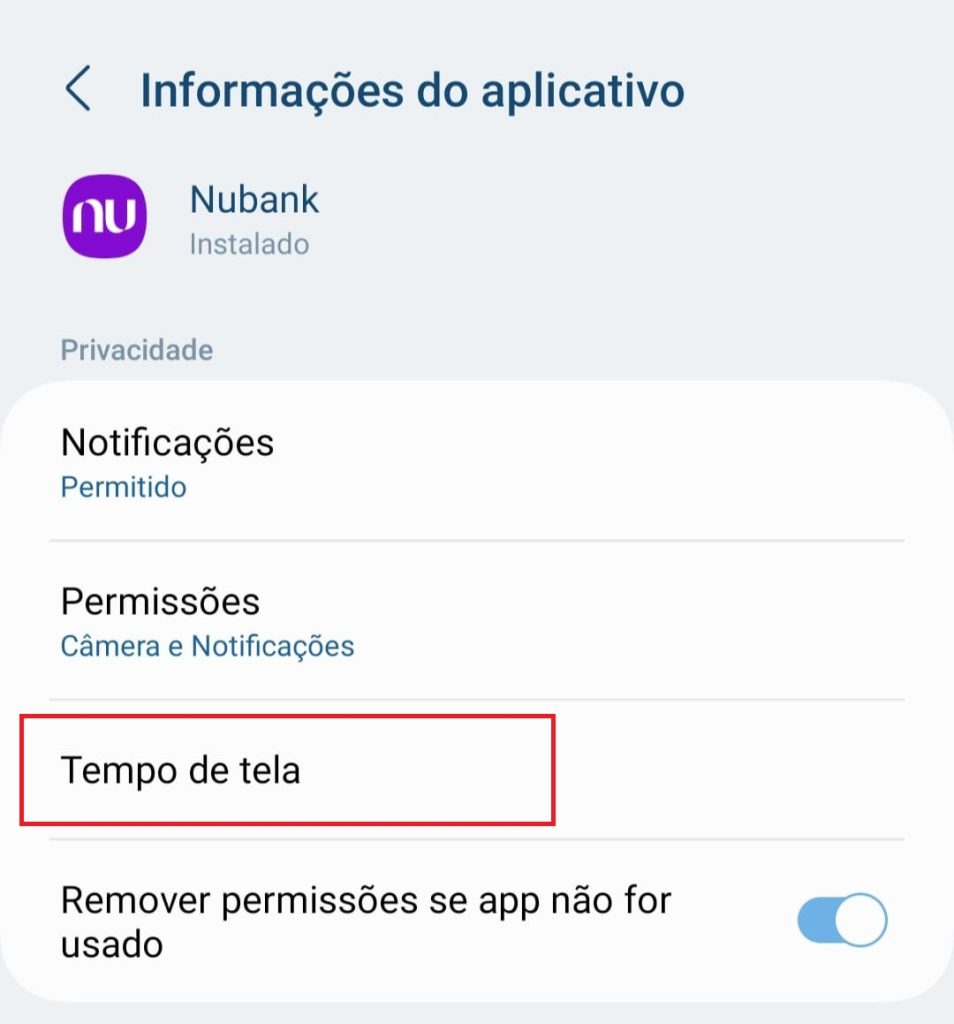 Como impedir que abram o aplicativo do banco pelo aplicativo passo 2