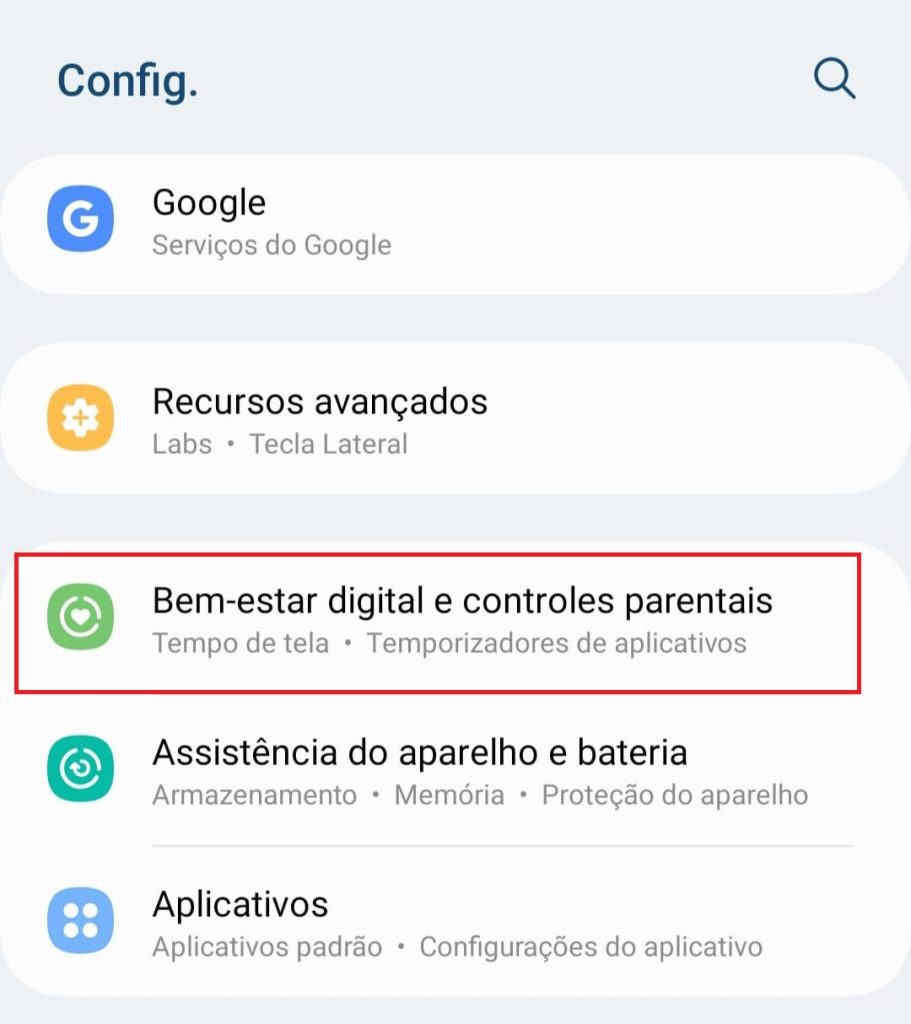 Como impedir que abram o aplicativo do banco pelas configurações passo 2