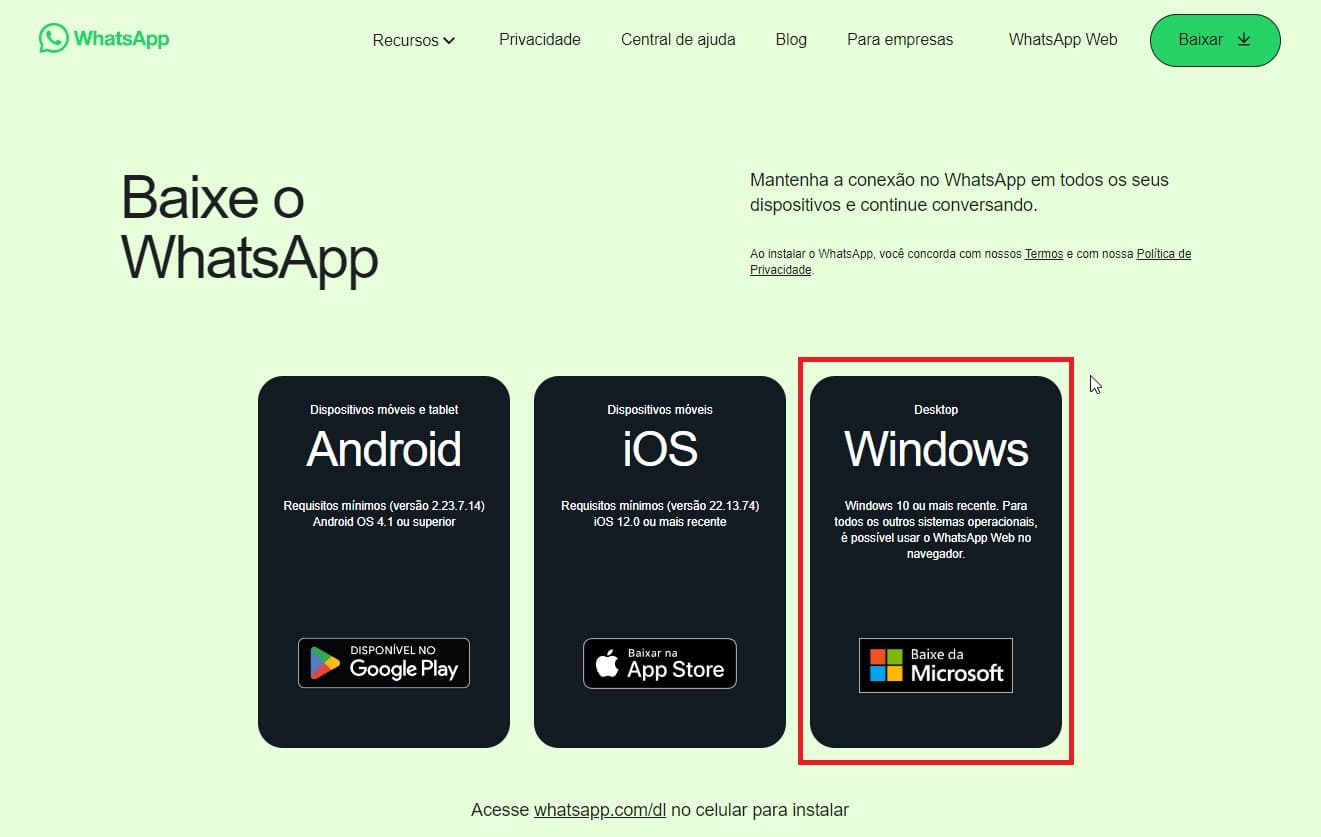 Como instalar o WhatsApp no computador - Positivo do seu jeito