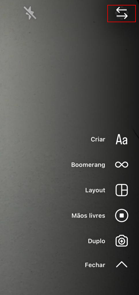 Como alterar a posição dos botões nos Stories do Instagram passo 3