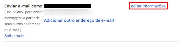 Como alterar o nome da conta no Gmail passo 5