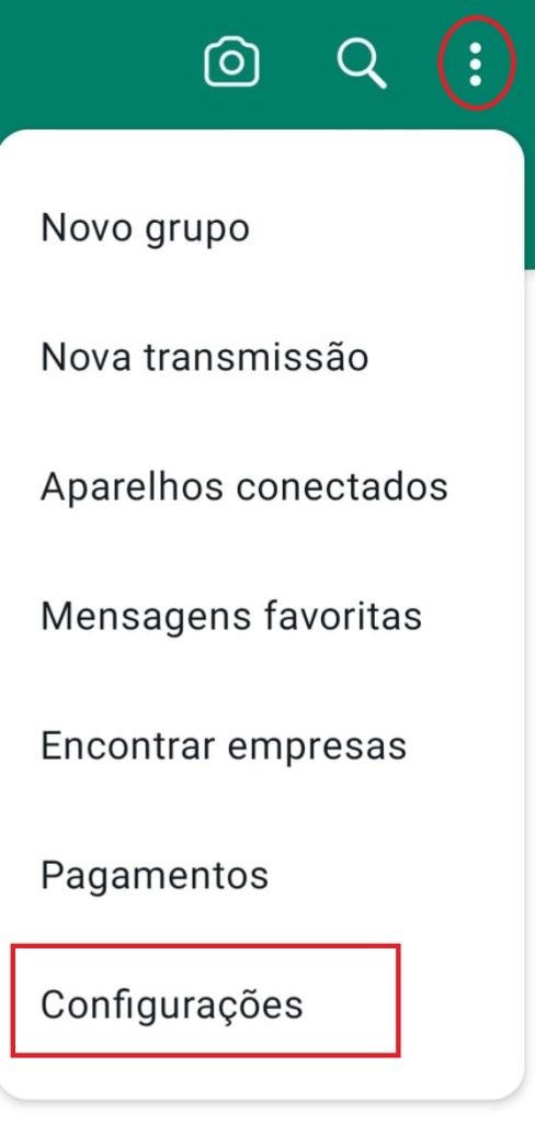 Como habilitar a transcrição de áudio do WhatsApp passo 1