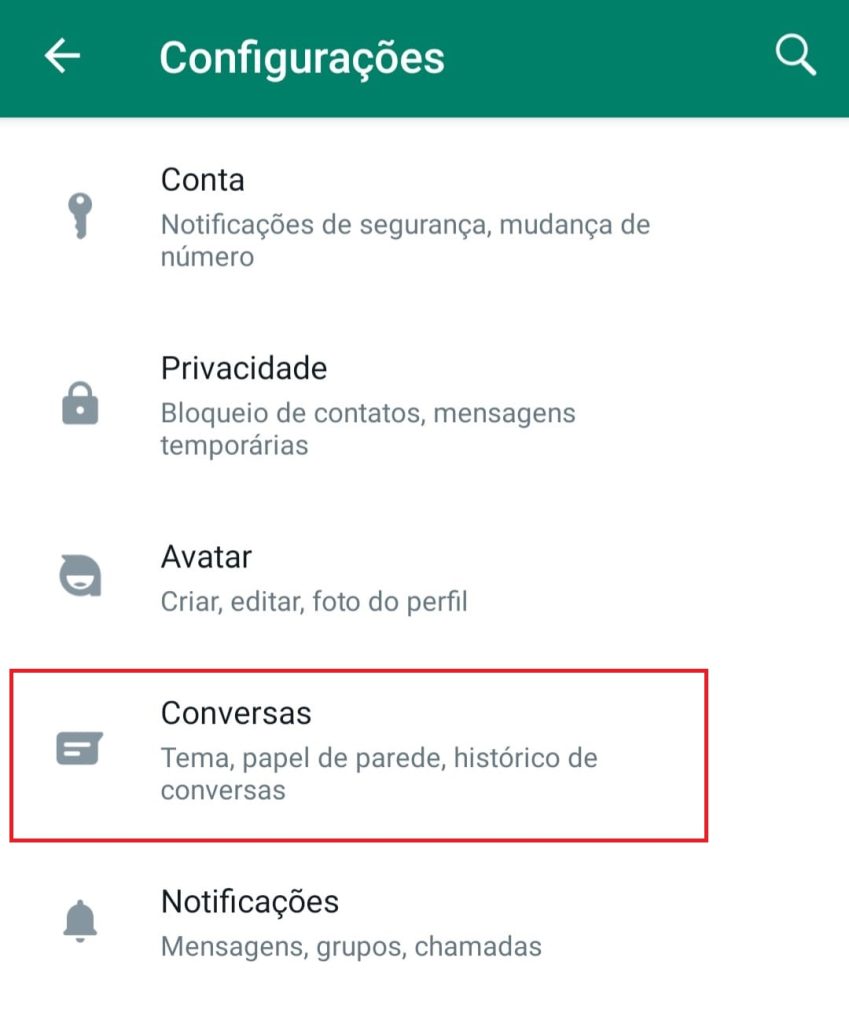 Como habilitar a transcrição de áudio do WhatsApp passo 2