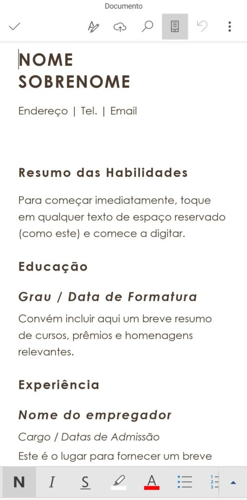 Como fazer um currículo no Word (passo a passo + exemplos)