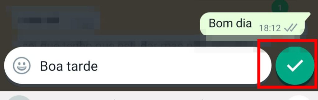 Como editar mensagens no WhatsApp passo 5
