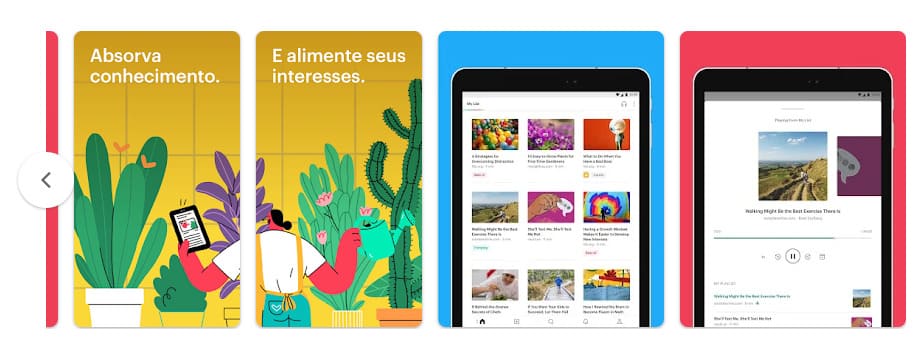 Pocket, app de organização pessoal