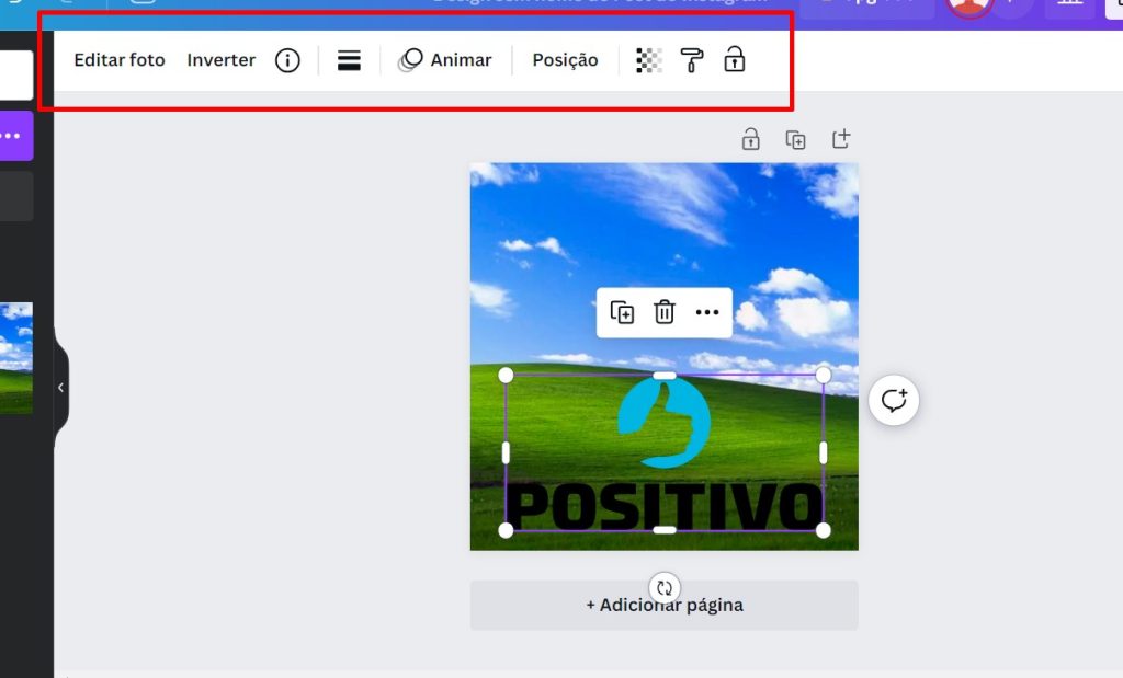 Como colocar uma marca d'água no Canva pelo PC passo 6