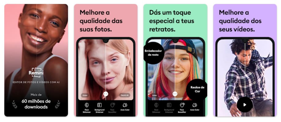 Remini, aplicativo para melhorar a qualidade de imagens