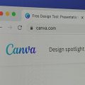 Canva aberto em um navegador