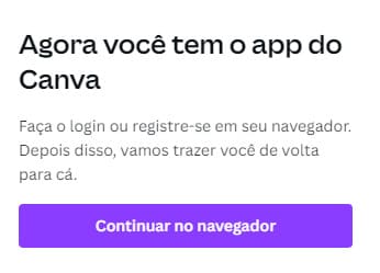 Como instalar o Canva no seu PC passo 4